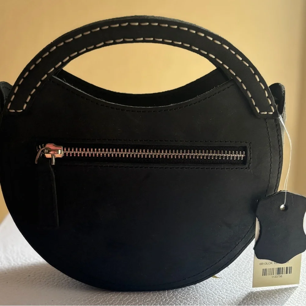 Tahoe Full Moon Leather Crossbody Clutch - Picture 3 of 5